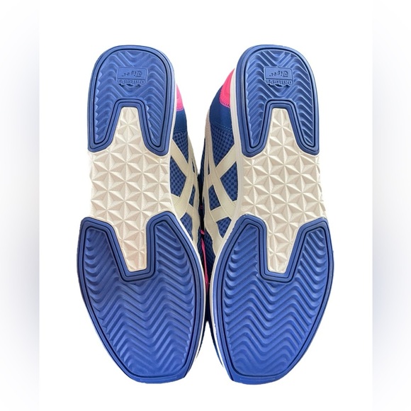 Onitsuka Tiger Ult-Racer by Asics Blue and Pink Woman’s Size 11 - Picture 4 of 9